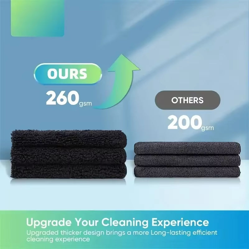 ✨ Everyday Mess, Meet Your Match Ultra-Absorbent Microfiber Cleaning Cloths (5–50 Pack)
