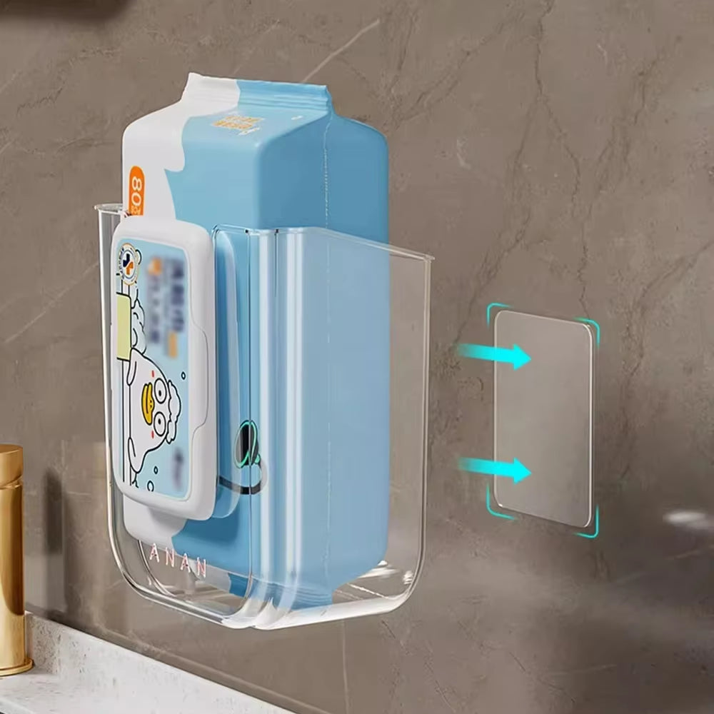 Wet wipes where you need them- Clean Lines. Serious Hold. Effortless Access