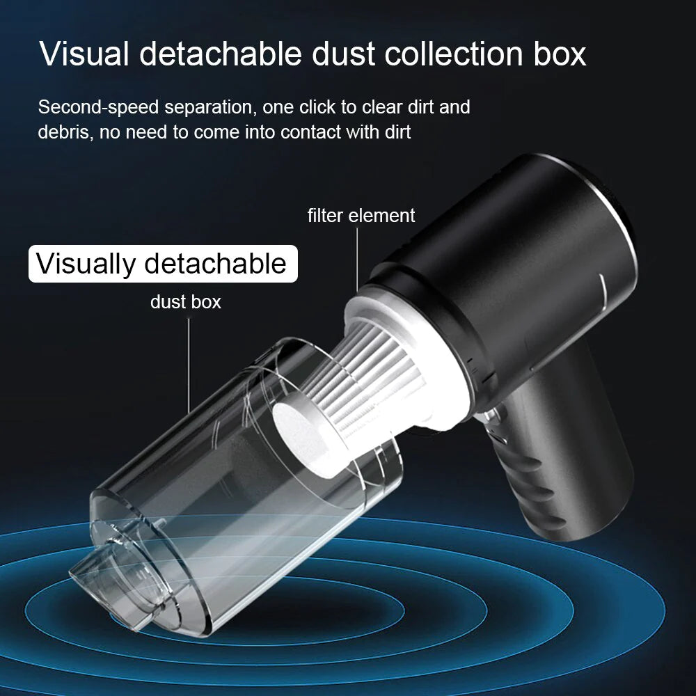 ⚡ 120W Cordless Handheld Vacuum